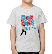 Load image into Gallery viewer, Rockstar Pita Rockstar Beta Father and Son Matching T-Shirt- KidsFashionVilla
