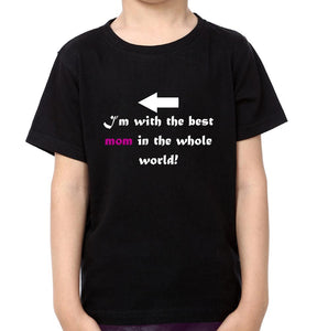 Best Son In Whole WorldBest Mom in Whole World Mother and Son Matching T-Shirt- KidsFashionVilla