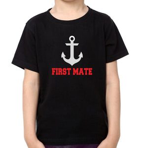 Captain Firstmate Father and Son Matching T-Shirt- KidsFashionVilla