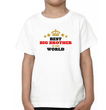 Load image into Gallery viewer, Best Bro In The World Brother-Brother Kids Half Sleeves T-Shirts -KidsFashionVilla

