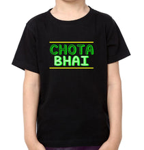 Load image into Gallery viewer, Bada Bhai Chota Bhai Brother-Brother Kids Half Sleeves T-Shirts -KidsFashionVilla
