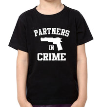 Load image into Gallery viewer, Partners In Crime Mother and Son Matching T-Shirt- KidsFashionVilla
