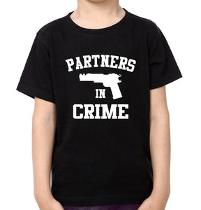 Partners In Crime Mother and Son Matching T-Shirt- KidsFashionVilla