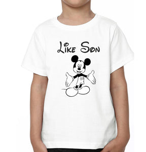 Like Father Like Son Father and Son Matching T-Shirt- KidsFashionVilla