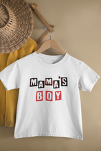 Load image into Gallery viewer, Mamas Boy Mother And Son White Matching T-Shirt- KidsFashionVilla

