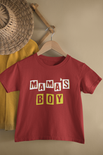 Load image into Gallery viewer, Mamas Boy Mother And Son Red Matching T-Shirt- KidsFashionVilla
