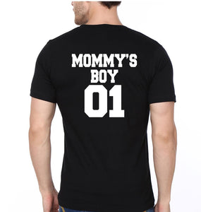 Mommy01 Mommy's boy01 Mother and Son Matching T-Shirt- KidsFashionVilla