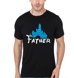 Father Mother Prince Family Half Sleeves T-Shirts-KidsFashionVilla