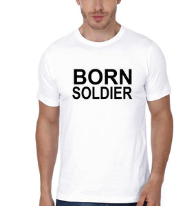 My Son Grew Up To be A soldier Born soildier Mother and Son Matching T-Shirt- KidsFashionVilla