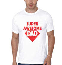 Load image into Gallery viewer, Super Awesome Dad &amp; Super Awesome Kid Father and Daughter Matching T-Shirt- KidsFashionVilla
