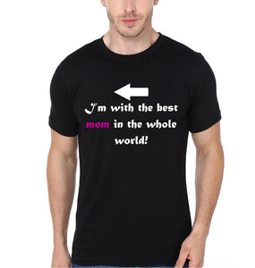 Best Son In Whole WorldBest Mom in Whole World Mother and Son Matching T-Shirt- KidsFashionVilla