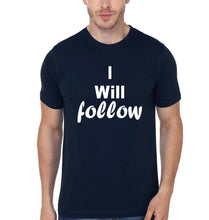 Load image into Gallery viewer, Where You Lead &amp; I Will Follow Mother and Son Matching T-Shirt- KidsFashionVilla

