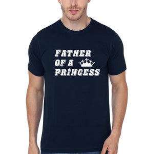 Father Of A Princess & Daughter Of A King Father and Daughter Matching T-Shirt- KidsFashionVilla