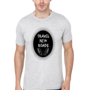 Travel New Roads Family Half Sleeves T-Shirts-KidsFashionVilla