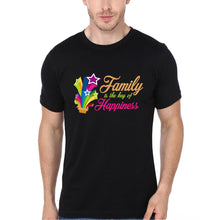Load image into Gallery viewer, Family is the key of happiness Family Half Sleeves T-Shirts-KidsFashionVilla
