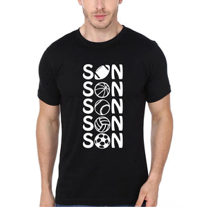 Mom Son Mother and Son Matching T-Shirt- KidsFashionVilla