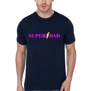 Super Dad Mom Kid Family Half Sleeves T-Shirts-KidsFashionVilla