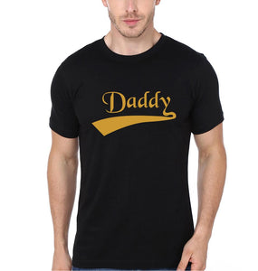 Daddy Mommy Kiddy Family Half Sleeves T-Shirts-KidsFashionVilla