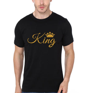 King Prince Queen Family Half Sleeves T-Shirts-KidsFashionVilla