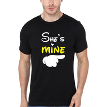 Load image into Gallery viewer, He Is Mine She Is Mine They Are Mine Family Half Sleeves T-Shirts-KidsFashionVilla
