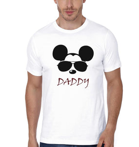 Daddy mommy baby Family Half Sleeves T-Shirts-KidsFashionVilla