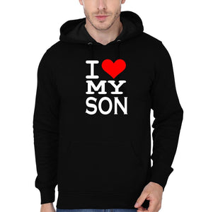 I Love My Son I Love My Dad Father and Son Matching Hoodies- KidsFashionVilla