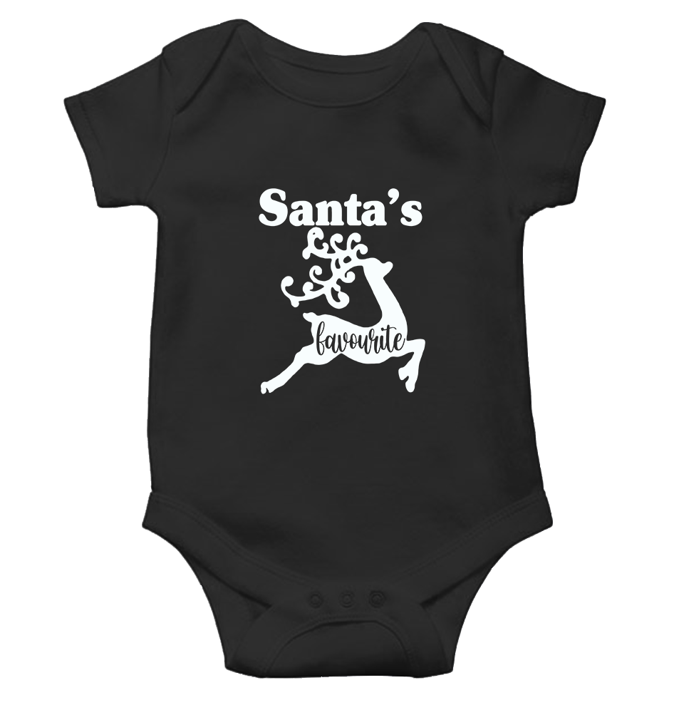 Santas Favorite Christmas Rompers for Baby Boy- KidsFashionVilla