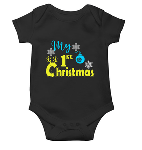 First Christmas Rompers for Baby Boy- KidsFashionVilla