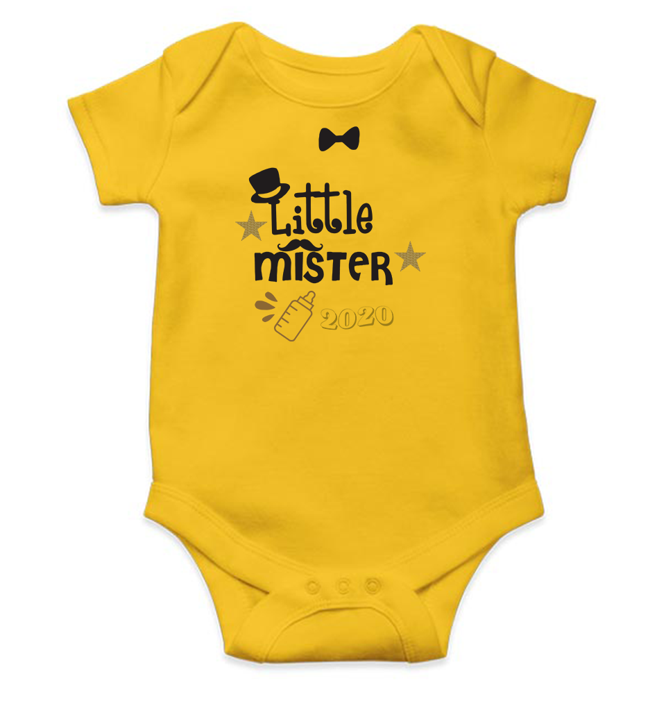 Little Mister New Year Rompers for Baby Boy- KidsFashionVilla