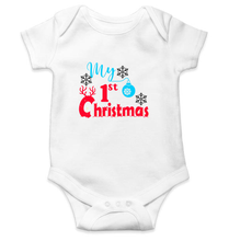 Load image into Gallery viewer, First Christmas Rompers for Baby Boy- KidsFashionVilla
