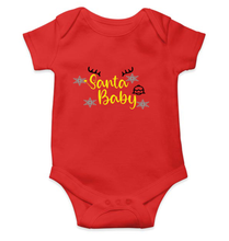 Load image into Gallery viewer, Santa Baby Christmas Rompers for Baby Boy- KidsFashionVilla
