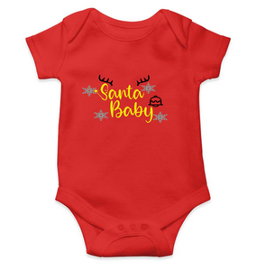 Santa Baby Christmas Rompers for Baby Boy- KidsFashionVilla