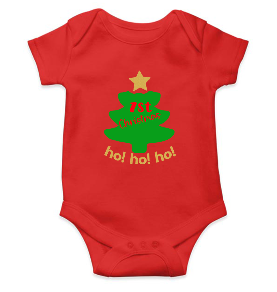 Ho Ho Ho Christmas Rompers for Baby Boy- KidsFashionVilla