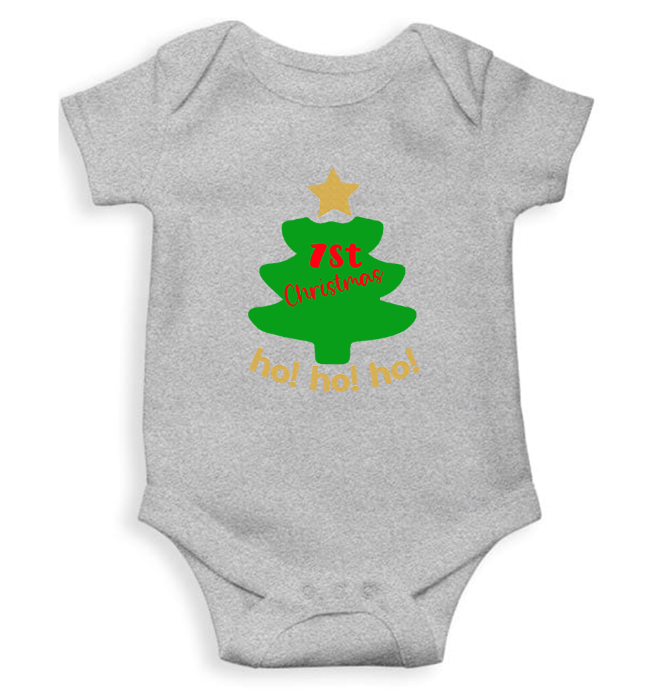 Ho Ho Ho Christmas Rompers for Baby Boy- KidsFashionVilla