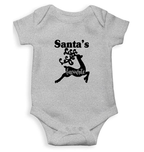 Santas Favorite Christmas Rompers for Baby Boy- KidsFashionVilla