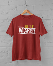 Load image into Gallery viewer, Rule Maker Mother And Son Red Matching T-Shirt- KidsFashionVilla
