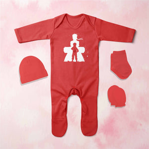 Naruto Web Series Jumpsuit with Cap, Mittens and Booties Romper Set for Baby Boy - KidsFashionVilla