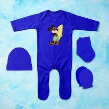 Load image into Gallery viewer, Cute Cartoons Quotes Jumpsuit with Cap, Mittens and Booties Romper Set for Baby Girl - KidsFashionVilla
