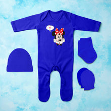 Load image into Gallery viewer, Cute Cartoon Jumpsuit with Cap, Mittens and Booties Romper Set for Baby Boy - KidsFashionVilla
