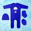 Heisenberg Breaking Bad Web Series Jumpsuit with Cap, Mittens and Booties Romper Set for Baby Boy - KidsFashionVilla