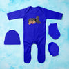 Famous Cartoon Jumpsuit with Cap, Mittens and Booties Romper Set for Baby Boy - KidsFashionVilla