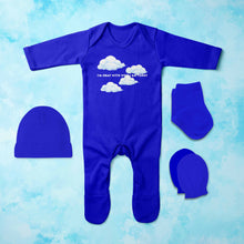 Load image into Gallery viewer, Its Okay Who I Am Today Minimal Jumpsuit with Cap, Mittens and Booties Romper Set for Baby Boy - KidsFashionVilla
