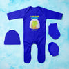 First Food Jumpsuit with Cap, Mittens and Booties Romper Set for Baby Boy - KidsFashionVilla