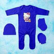 Load image into Gallery viewer, Lovely Cartoon Jumpsuit with Cap, Mittens and Booties Romper Set for Baby Boy - KidsFashionVilla

