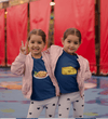 Macaroni Cheese Sister-Sister Kids Half Sleeves T-Shirts -KidsFashionVilla