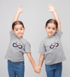To Infinity And Beyond Sister-Sister Kids Half Sleeves T-Shirts -KidsFashionVilla