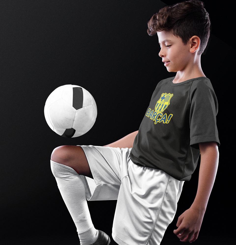 FCB Half Sleeves T-Shirt for Boy-KidsFashionVilla