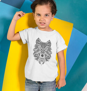 WOLF Half Sleeves T-Shirt for Boy-KidsFashionVilla