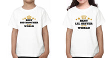 Load image into Gallery viewer, Best Brother Best Sister Brother-Sister Kid Half Sleeves T-Shirts -KidsFashionVilla
