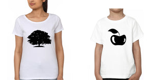 Tree Apple Mother and Son Matching T-Shirt- KidsFashionVilla